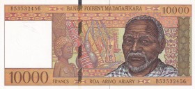 Madagascar, 10.000 Francs, 1995, UNC, p79b
Estimate: USD 20-40