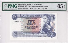 Mauritius, 5 Rupees, 1967, UNC, p30c
PMG 65 EPQ
Estimate: USD 60-120