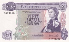 Mauritius, 50 Rupees, 1967, UNC, p33b
Portrait of Queen Elizabeth II
Estimate: USD 750-1500