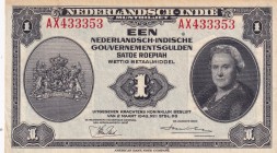 Netherlands Indies, 1 Gulden, 1943, XF, p111a
Estimate: USD 25-50