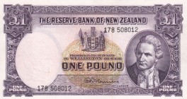 New Zealand, 1 Pound, 1960/1967, XF, p159d
Estimate: USD 30-60
