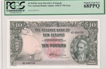 New Zealand, 10 Pounds, 1967, UNC, p161d
PCGS 68 PPQ
Estimate: USD 750-1500