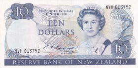 New Zealand, 10 Dollars, 1985/1989, AUNC(-), p172b
Queen Elizabeth II. Potrait
Estimate: USD 60-120