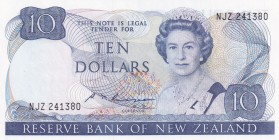 New Zealand, 10 Dollars, 1989, UNC, p172c
Queen Elizabeth II. Potrait
Estimate: USD 35-70