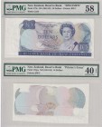 New Zealand, 10 Dollars, 1981/1992, , p172s; p172pe, (Total 2 banknotes)
10 Dollars, p172s, AUNC, SPECIMEN; 10 Dollars, p172pe, XF, Printer's Essay
...