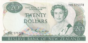 New Zealand, 20 Dollars, 1981/1992, UNC, p173b
Estimate: USD 25-50