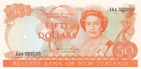 New Zealand, 50 Dollars, 1981/1992, UNC, p174as, SPECIMEN
Queen Elizabeth II. Potrait
Estimate: USD 1.500-3.000