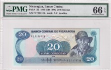 Nicaragua, 20 Cordobas, 1988, UNC, p152
PMG 66 EPQ
Estimate: USD 20-40