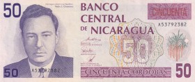 Nicaragua, 50 Cordobas, 1990/1991, XF, p177a
Estimate: USD 15-30