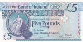 Northern Ireland, 5 Pounds, 2013, UNC, p86a
Estimate: USD 40-80