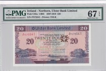 Northern Ireland, 20 Pounds, 2007/2010, UNC, p342a
PMG 67 EPQ, High condition
Estimate: USD 75-150