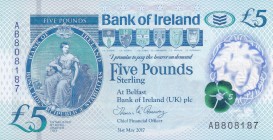 Northern Ireland, 5 Pounds, 2017, UNC, pNew
Polymer plastics banknote
Estimate: USD 15-30
