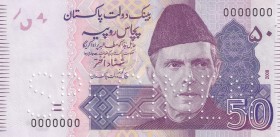 Pakistan, 50 Rupees, 2008, UNC, p47bs, SPECIMEN
Estimate: USD 35-70