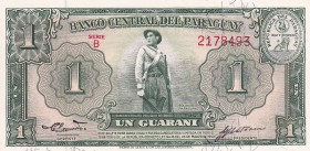 Paraguay, 1 Guarani, 1952, UNC, p185b
Estimate: USD 15-30