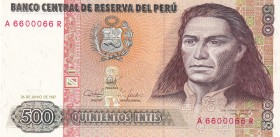 Peru, 500 Intis, 1987, UNC, p134b, Radar
Estimate: USD 25-50