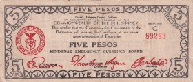 Philippines, 5 Pesos, 1944, VF, pS517a
There are openings.