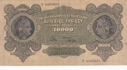 Poland, 10.000 Marek, 1922, , p32
Estimate: USD 25-50