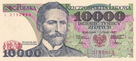Poland, 10.000 Zlotych, 1987, UNC, p151