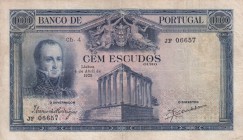 Portugal, 100 Escudos, 1928, VF, p140
Estimate: USD 300-600