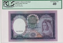 Portugal, 1.000 Escudos, 1961, FINE, p166
PCGS 40
Estimate: USD 150-300