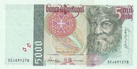 Portugal, 5.000 Escudos, 1998, UNC, p190e
Estimate: USD 75-150