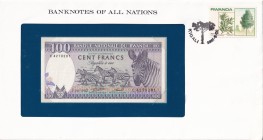 Rwanda, 100 Francs, 1988, UNC, p18, FOLDER
Estimate: USD 15-30