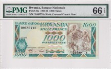 Rwanda, 1.000 Francs, 19988/1989, UNC, p21a
PMG 66 EPQ
Estimate: USD 20-40
