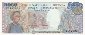 Rwanda, 5.000 Francs, 1988, UNC, p22a