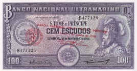 Saint Thomas & Prince, 100 Escudos, 1958, UNC, p46a
Estimate: USD 75-150