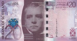 Scotland, 20 Pounds, 2009, UNC, p126b
Estimate: USD 30-60