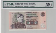 Scotland, 10 Pounds, 2004, AUNC, p226e
PMG 58 EPQ
Estimate: USD 40-80
