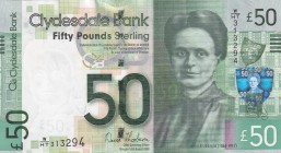 Scotland, 50 Pounds, 2009, UNC, p229La
Estimate: USD 100-200