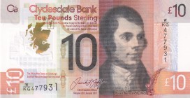 Scotland, 10 Pounds, 2017, UNC, p229Q
Polymer plastics banknote
Estimate: USD 20-40