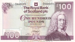 Scotland, 100 Pounds, 1999, UNC, p350c
Estimate: USD 150-300