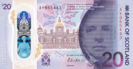 Scotland, 20 Pounds, 2019, UNC, pNew
Bank of Scotland
Estimate: USD 50-100
