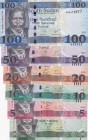 South Sudan, 1-5-10-20-50-100 Pounds, 2011/2017, UNC, , (Total 6 banknotes)
Estimate: USD 15-30