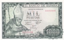 Spain, 1.000 Pesetas, 1965, AUNC(-), p151a
Estimate: USD 60-120