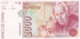 Spain, 2.000 Pesetas, 1992, UNC, p162
Estimate: USD 30-60