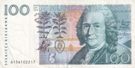 Sweden, 100 Kronor, 1986, VF(+), p57a
Estimate: USD 15-30