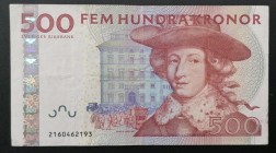 Sweden, 500 Kronor, 2012, VF(+), p66c
Estimate: USD 30-60