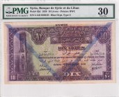 Syria, 10 Livres, 1939, VF, p42d
PMG 30
Estimate: USD 750-1500