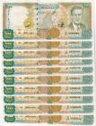 Syria, 1.000 Pounds, 1997, UNC, p111b, (Total 10 banknotes)
Estimate: USD 80-160