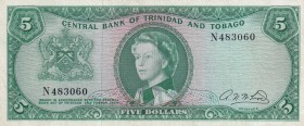 Trinidad & Tobago, 5 Dollars, 1964, VF(+), p27b
Queen Elizabeth II. Potrait
Estimate: USD 120-240