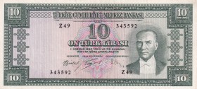 Turkey, 10 Lira, 1961, XF, p160, 5. Emission, 5. Tertip
Natural
Estimate: USD 50-100