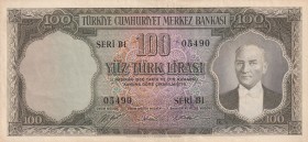 Turkey, 100 Lira, 1952, AUNC(-), p167, 5. Emission, 1. Tertip
Estimate: USD 750-1500