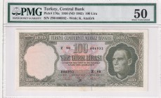 Turkey, 100 Lira, 1962, AUNC, p176a, 5. Emission, 4. Tertip
PMG 50
Estimate: USD 750-1500