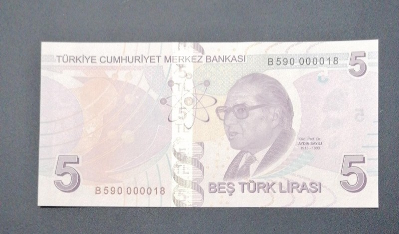 Turkey, 5 Lira, 2013, UNC, p222b, 9. Emission, 2. Tertip
Top 100 Serial Numbers...