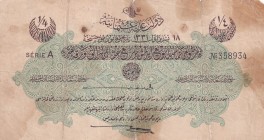 Turkey, Ottoman Empire, 1/4 Livre, 1915, FINE, p71
V. Mehmed Reşad Period, AH: 18 October 1331, sign: Talat / Hüseyin Cahid
Estimate: USD 15-30