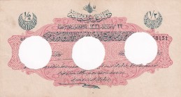 Turkey, Ottoman Empire, 1/2 Lira, 1916, AUNC, p82, Talat / Panfili, İPTALLİ
V. Mehmed Reşad Period, A.H.: December 22, 1331, signature: Talat / Panfi...