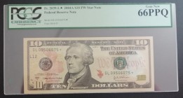 United States of America, 10 Dollars, 2004, UNC, p520
PCGS 66 PPQ
Estimate: USD 35-70